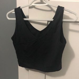 Two faced top - onyx